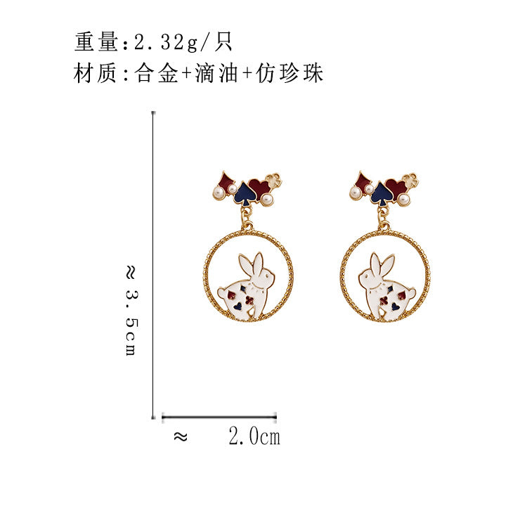 BD7438原創個性黑桃梅花設計S925銀針耳釘2023.12.22