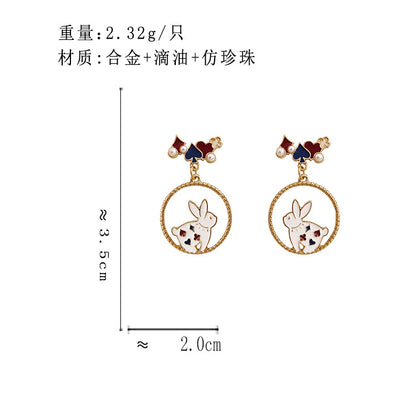 BD7438原創個性黑桃梅花設計S925銀針耳釘2023.12.22