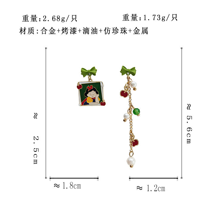 BJ5718自主設計甜美童話故事合集S925銀針耳釘2023.06.13