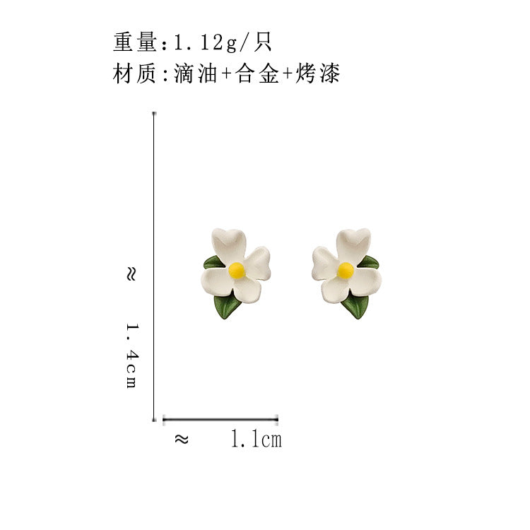 BM6175自主設計花朵S925銀針耳釘2023.05.23