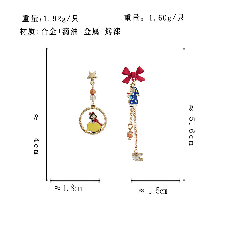 BM5700童話故事不對稱合集S925銀針耳釘2023.05.26