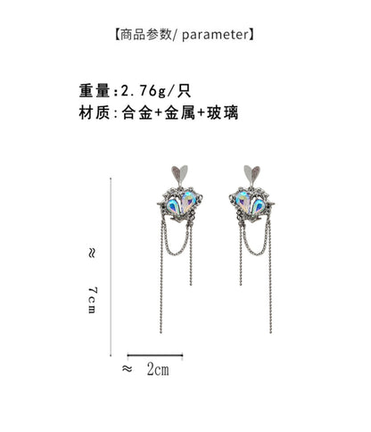 BO7257原創炫彩愛心S925銀針耳釘2023.10.03